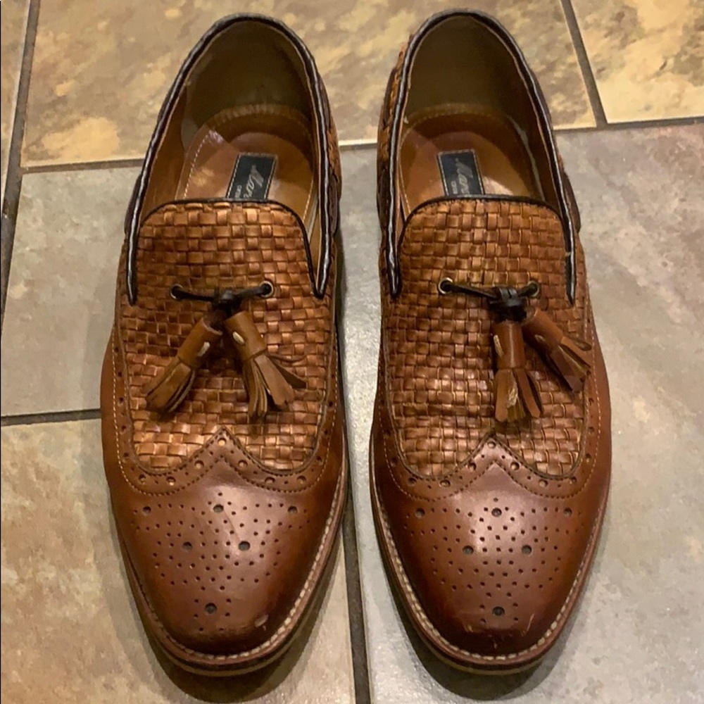 Men’s Marco Vittorio Tassel Wingtip Loafer Size 8 - Picture 2 of 8